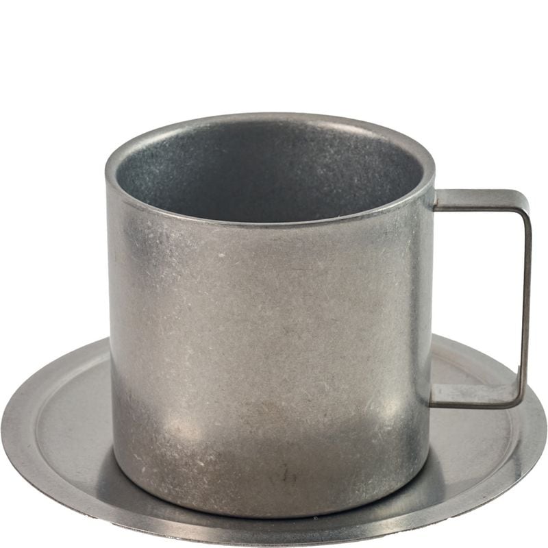 SSDW Botanical Straight Cup Pot&Saucer 10x8xH8