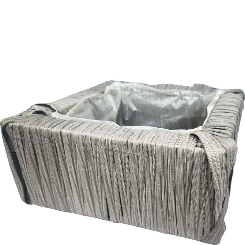 ★新商品★PEフロー浅型正方形L GY