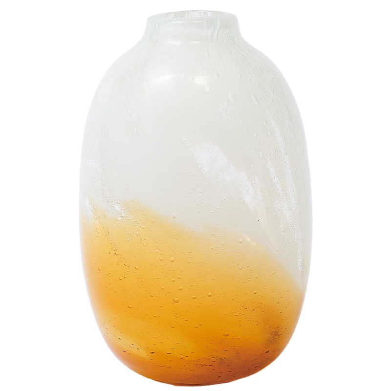 DGポロロングH15.5 イエローバブリッシュ | ガラスの花瓶・花器 | 花の