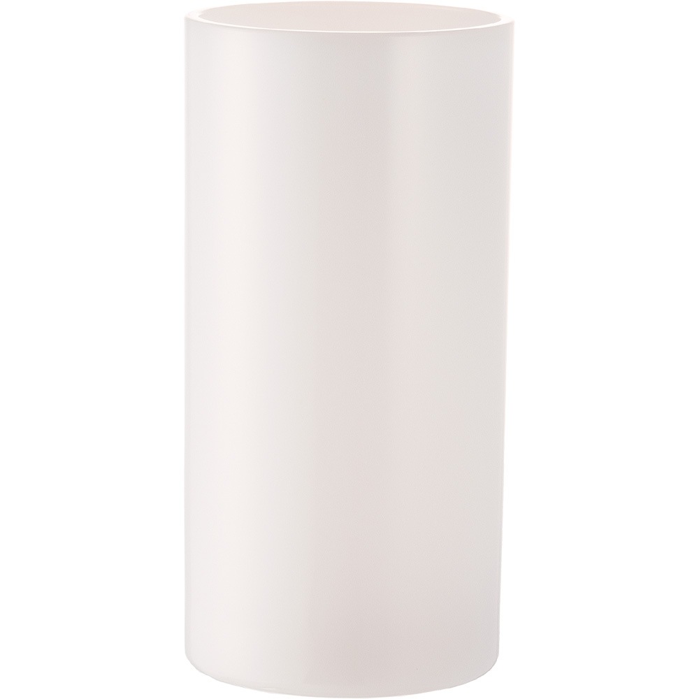 【割れない花瓶!?ポリカ】PVシリンダーホワイトφ10xH20