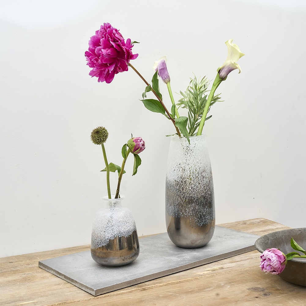 DGラヴィッシュボトルφ11xH16 シュガーメタル | ガラスの花瓶