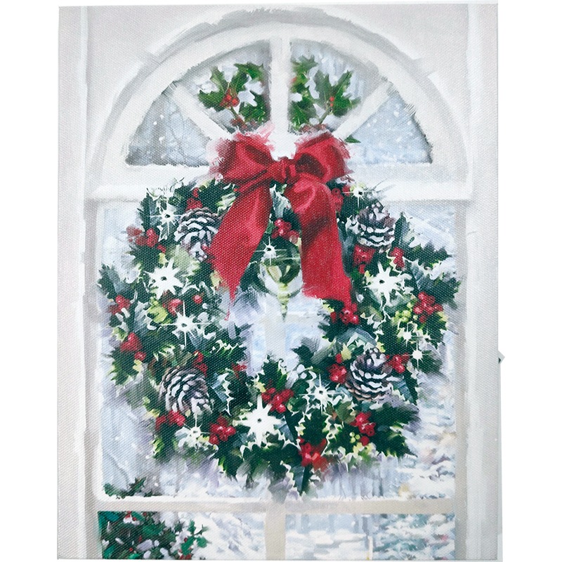 22.クリスマスリース クリスマスリースE(22cm) | iichi 日々の暮らしを心地よくする