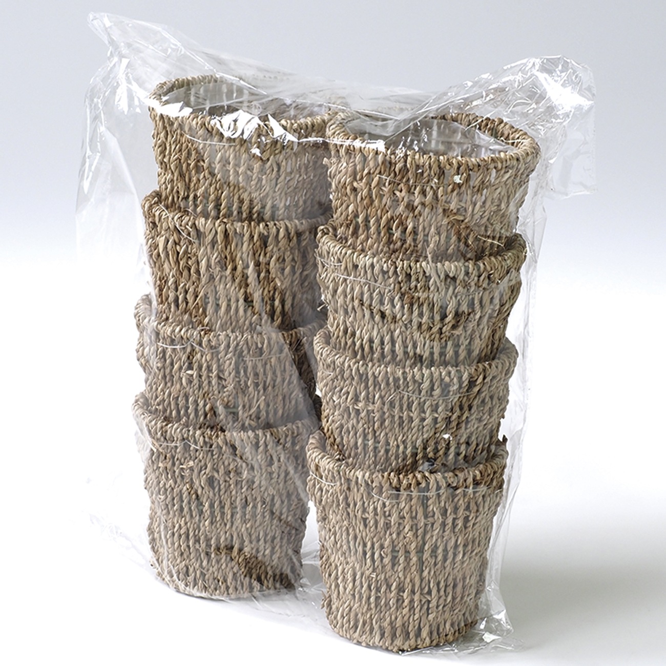 PPシーグラスポット3号 8個セット　φ9.5×H10