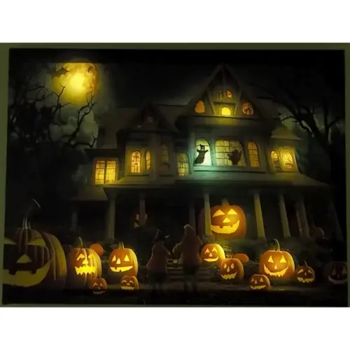 HEルミナスキャンバス40x30 ゴーストハウス