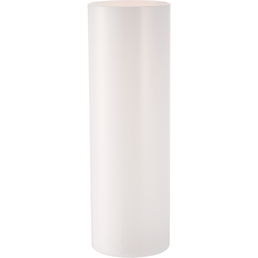 【割れない花瓶!?ポリカ】PVシリンダーホワイトφ10xH30