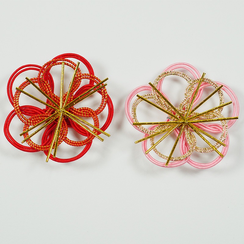 水引飾リ新梅花 2色アソート6個組