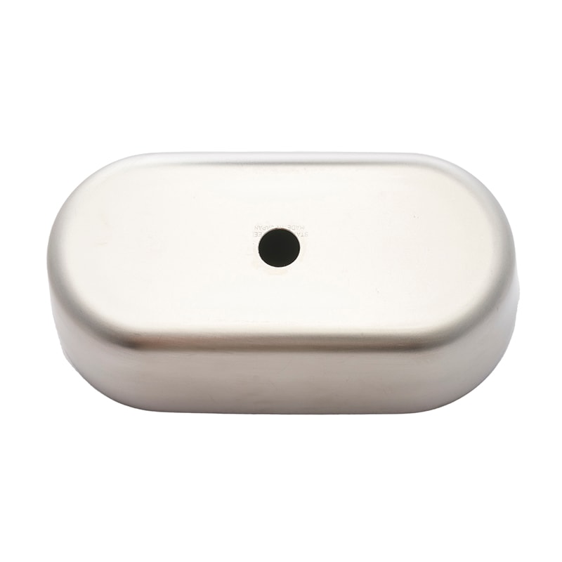 ステンレス中子オーバル H4.2 （蓋有り・穴有り） | ステンレス花器