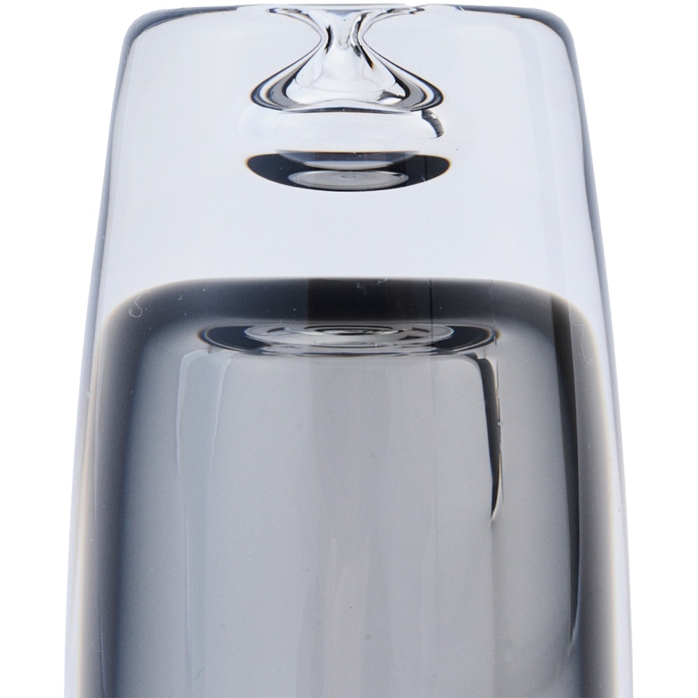 【割れない花瓶!?ポリカ】PV一輪挿しスリムグレイφ6xH18