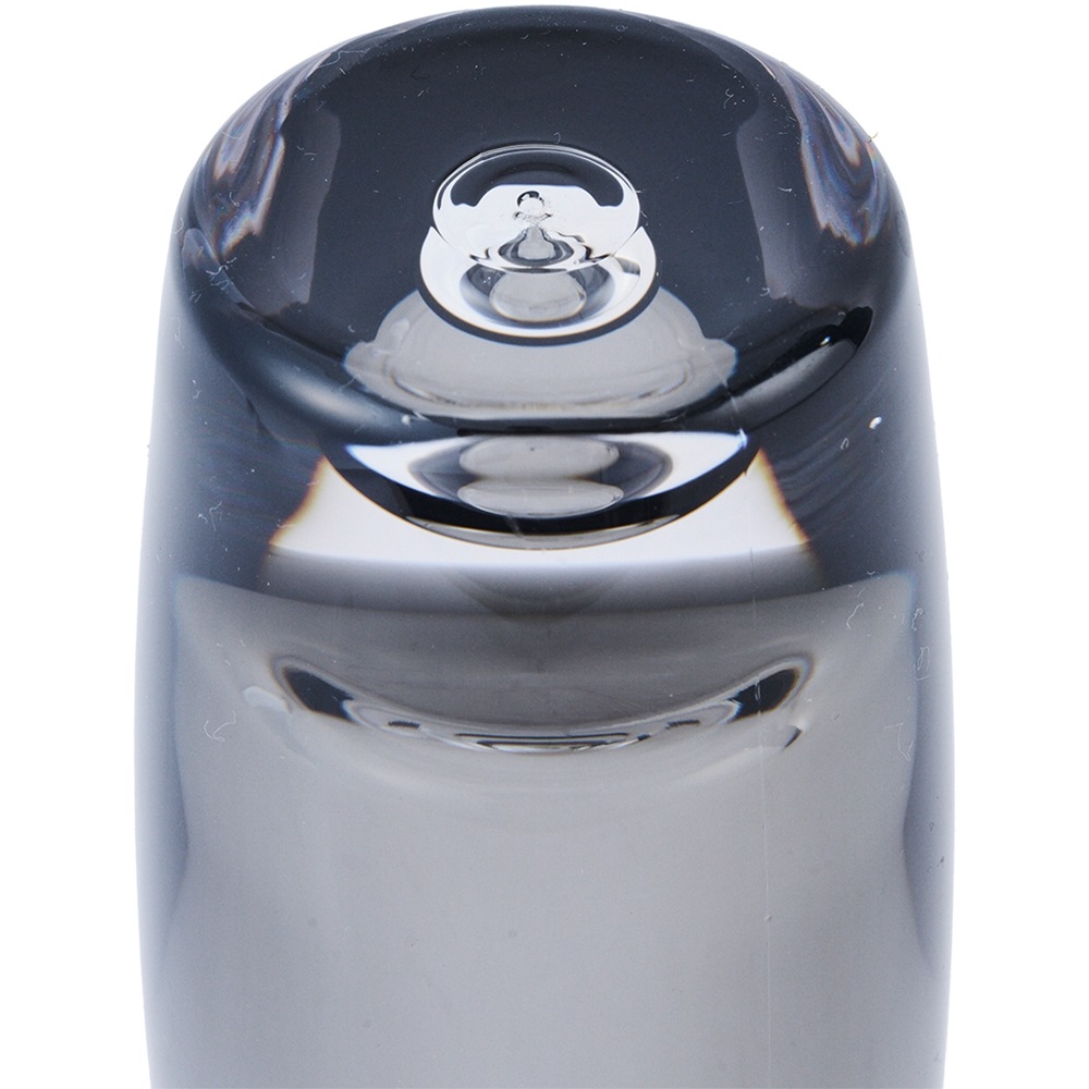 【割れない花瓶!?ポリカ】PV一輪挿しスリムグレイφ6xH18