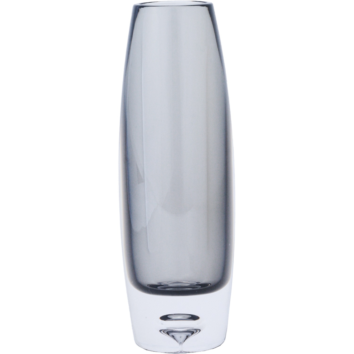 【割れない花瓶!?ポリカ】PV一輪挿しスリムグレイφ6xH18