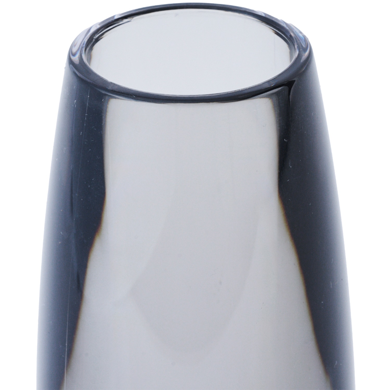 【割れない花瓶!?ポリカ】PV一輪挿しスリムグレイφ6xH18