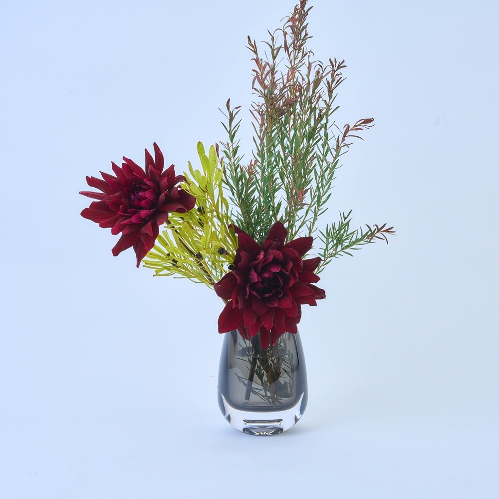 【割れない花瓶!?ポリカ】PVティアドログレイ8x10.5xH13