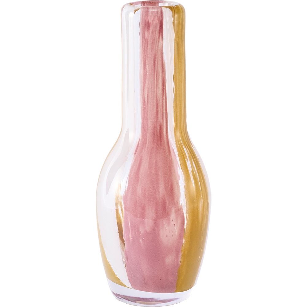 DGマラッカベースφ7(4)xH18(5) ピーチフィズ | ガラスの花瓶・花器