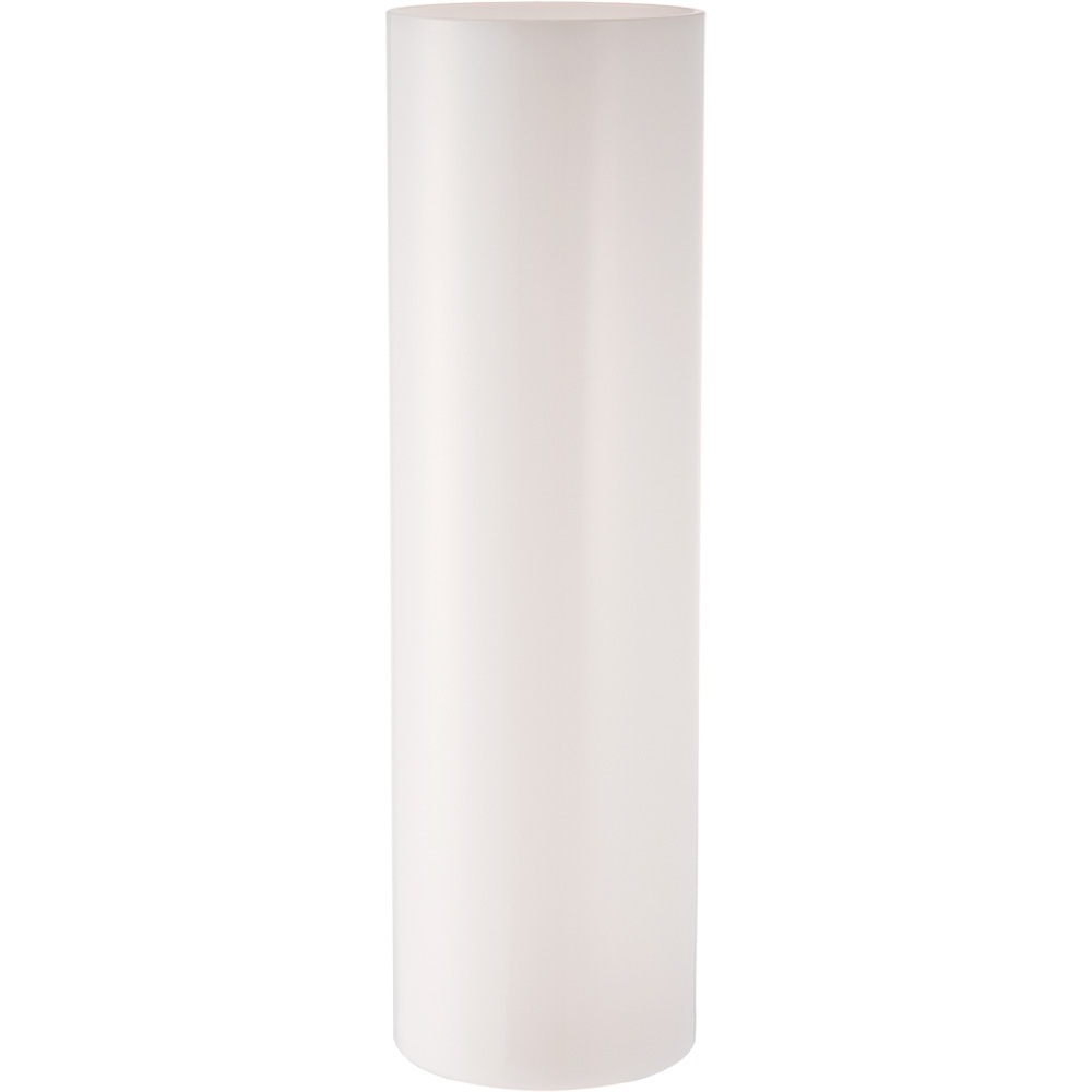 【割れない花瓶!?ポリカ】PVシリンダーホワイトφ12xH40
