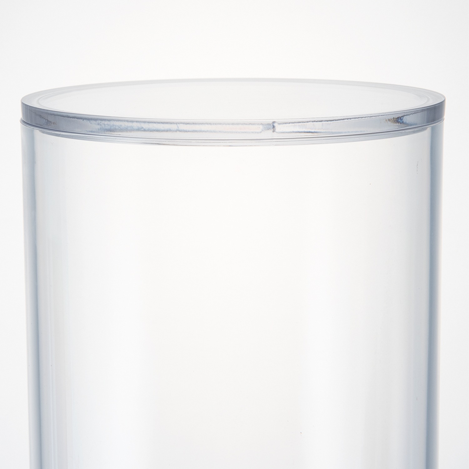 【ポリカーボネート製品専用の蓋】PVフラットクリアー蓋φ10cm用