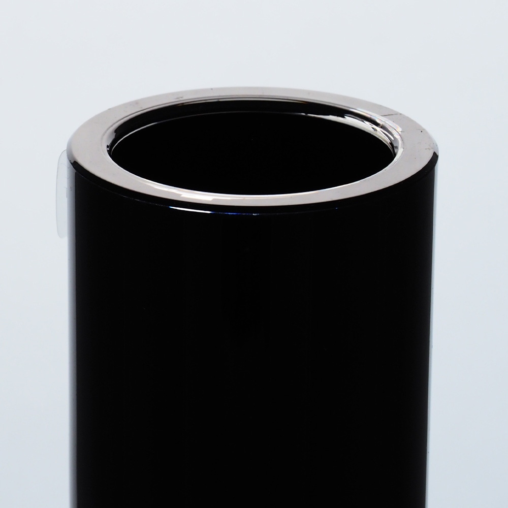 2300032BK_【割れない花瓶!?ポリカ】PVシリンダーブラックφ6xH25