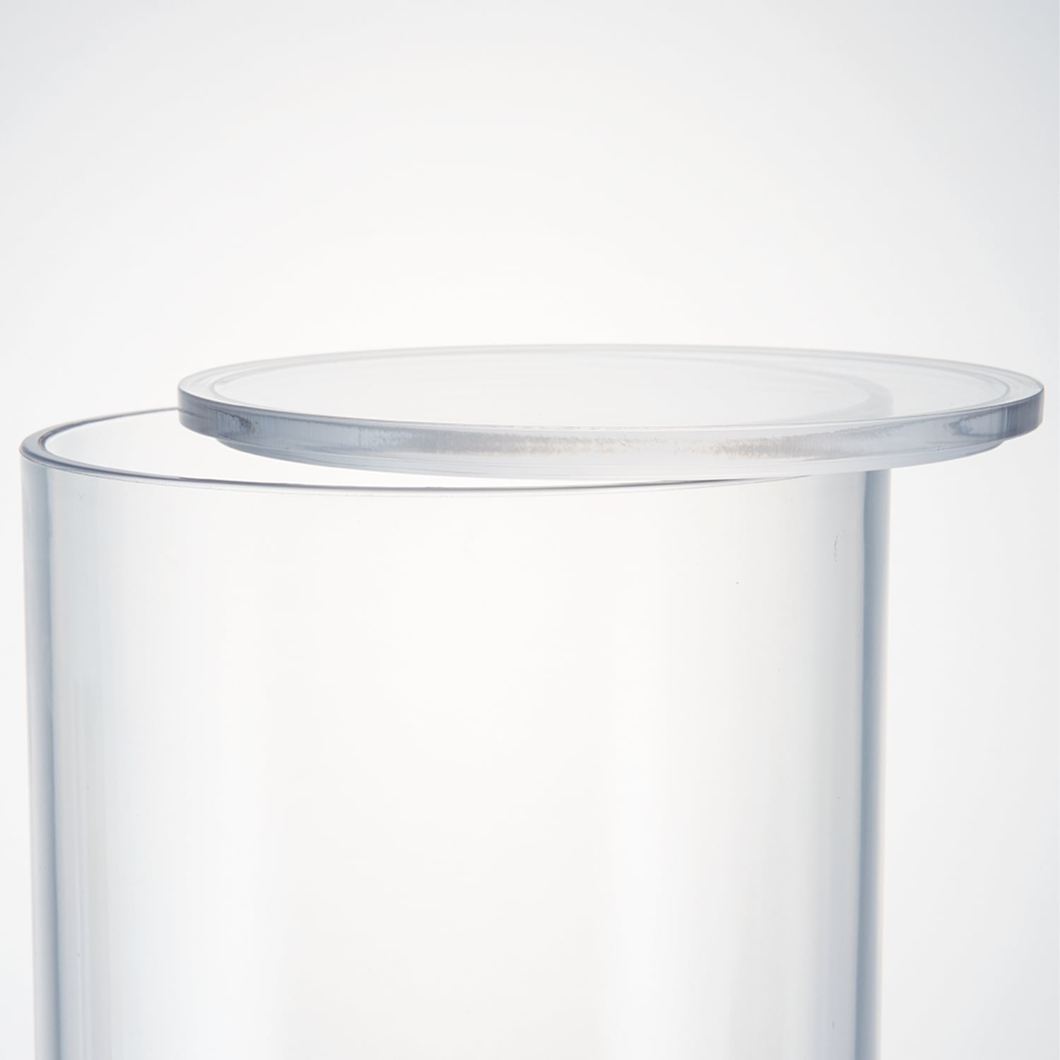 【ポリカーボネート製品専用の蓋】PVフラットクリアー蓋φ25cm用