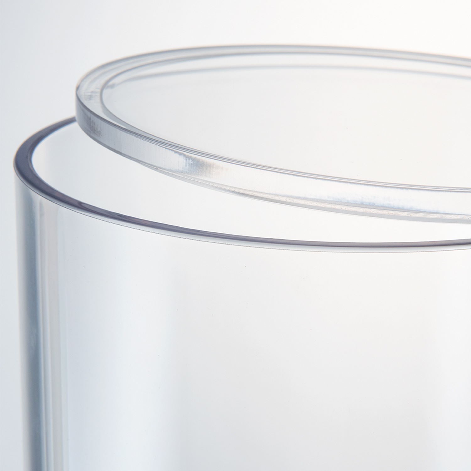 【ポリカーボネート製品専用の蓋】PVフラットクリアー蓋φ25cm用