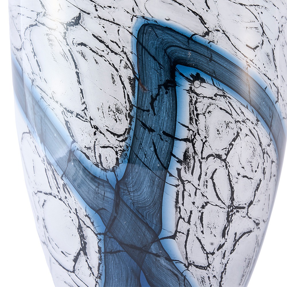 DGガラスリバーポット&ソーサーφ14.5xH18 アイル | 穴あき鉢