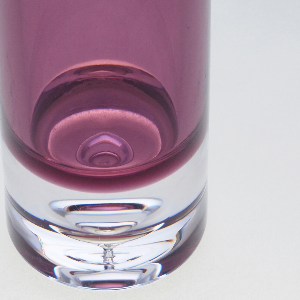 【割れない花瓶!?ポリカ】PVシリンダーパープルφ6xH25