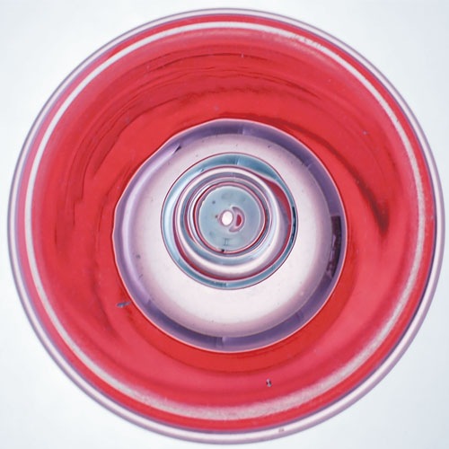 【割れない花瓶!?ポリカ】PVシリンダーレッド φ6xH25