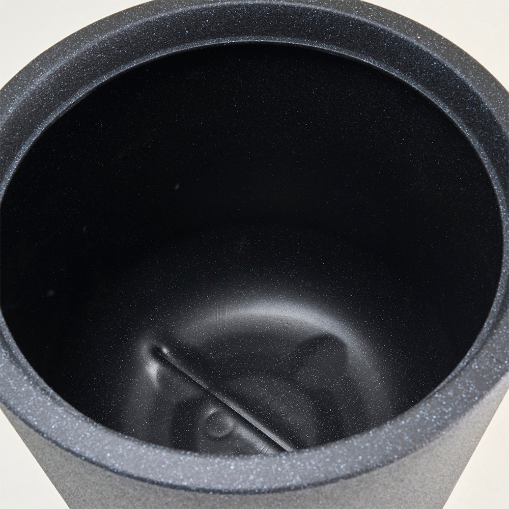 FRアールポットブラックL φ44xH43