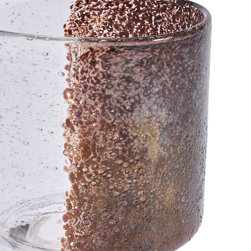 DGガラスステップポット＆ソーサーH12 クリアMB