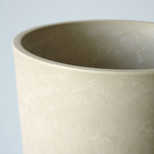 SK円錐ロングポットS20xH27 パウダーベージュ