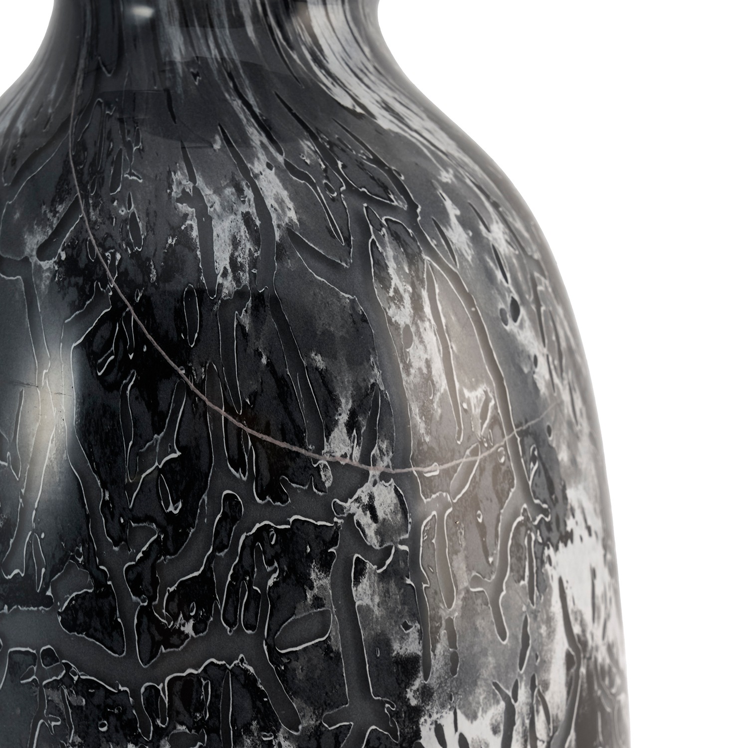 DGラヴィッシュボトルH16 シャドウフロスト | ガラスの花瓶・花器