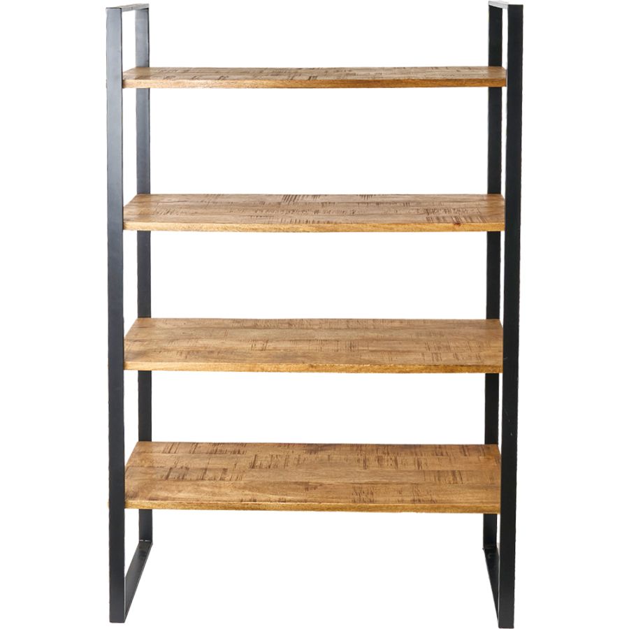 RJマンゴーウッドアイアンシェルフ軽量タイプ100x40xH152【別途大型ｻｲｽﾞ料金要商品|北海道,九州,四国,沖縄】