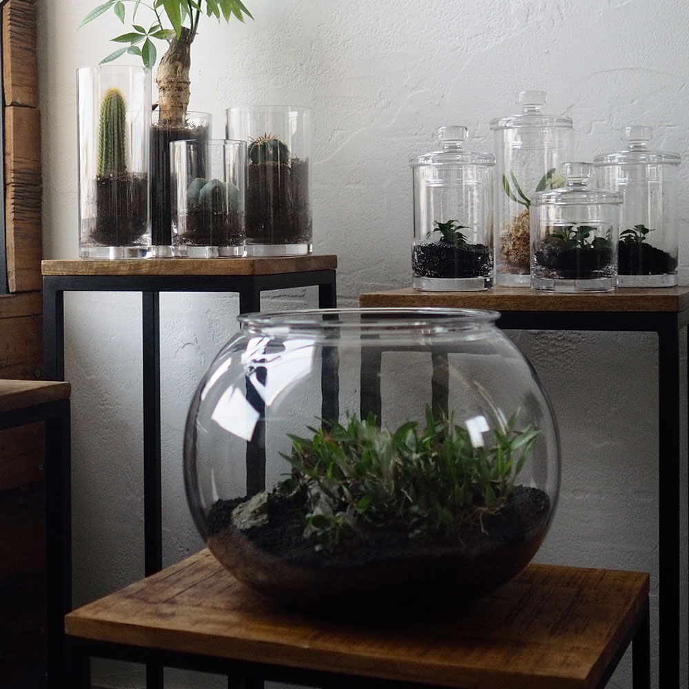 【割れない花瓶!?ポリカ】PV球形H30