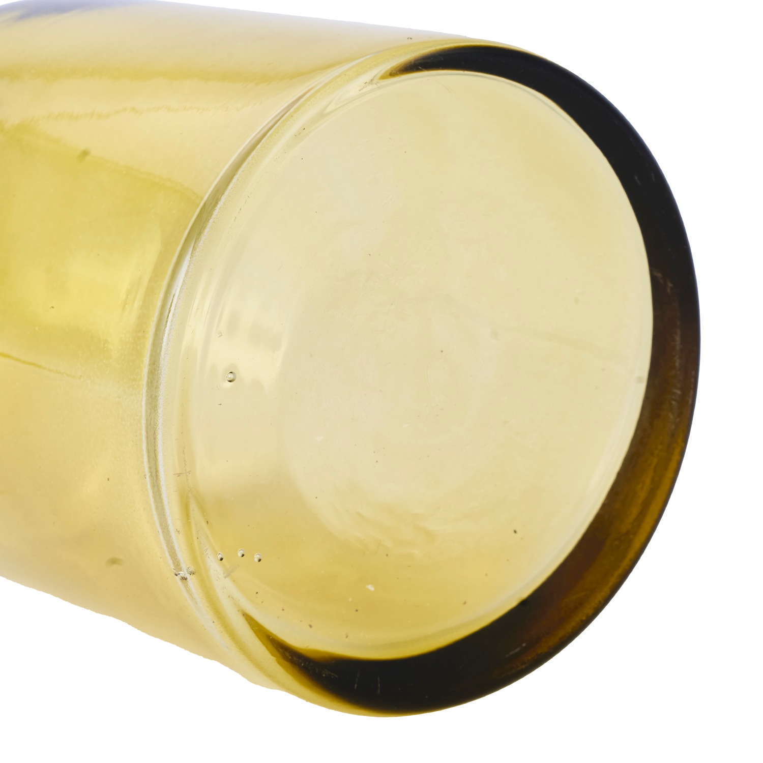 Tomグラスデキャンタベースグリーンφ9xH20