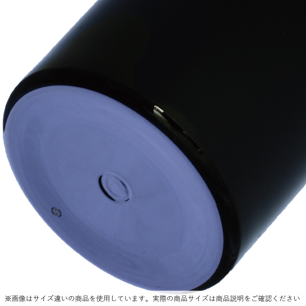 【割れない花瓶!?ポリカ】PVシリンダーブラックφ15xH40