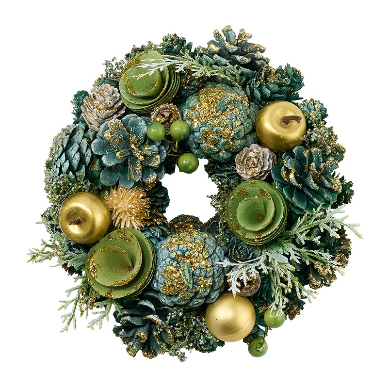 ミニリースグリーンコーンズGアップルラメ