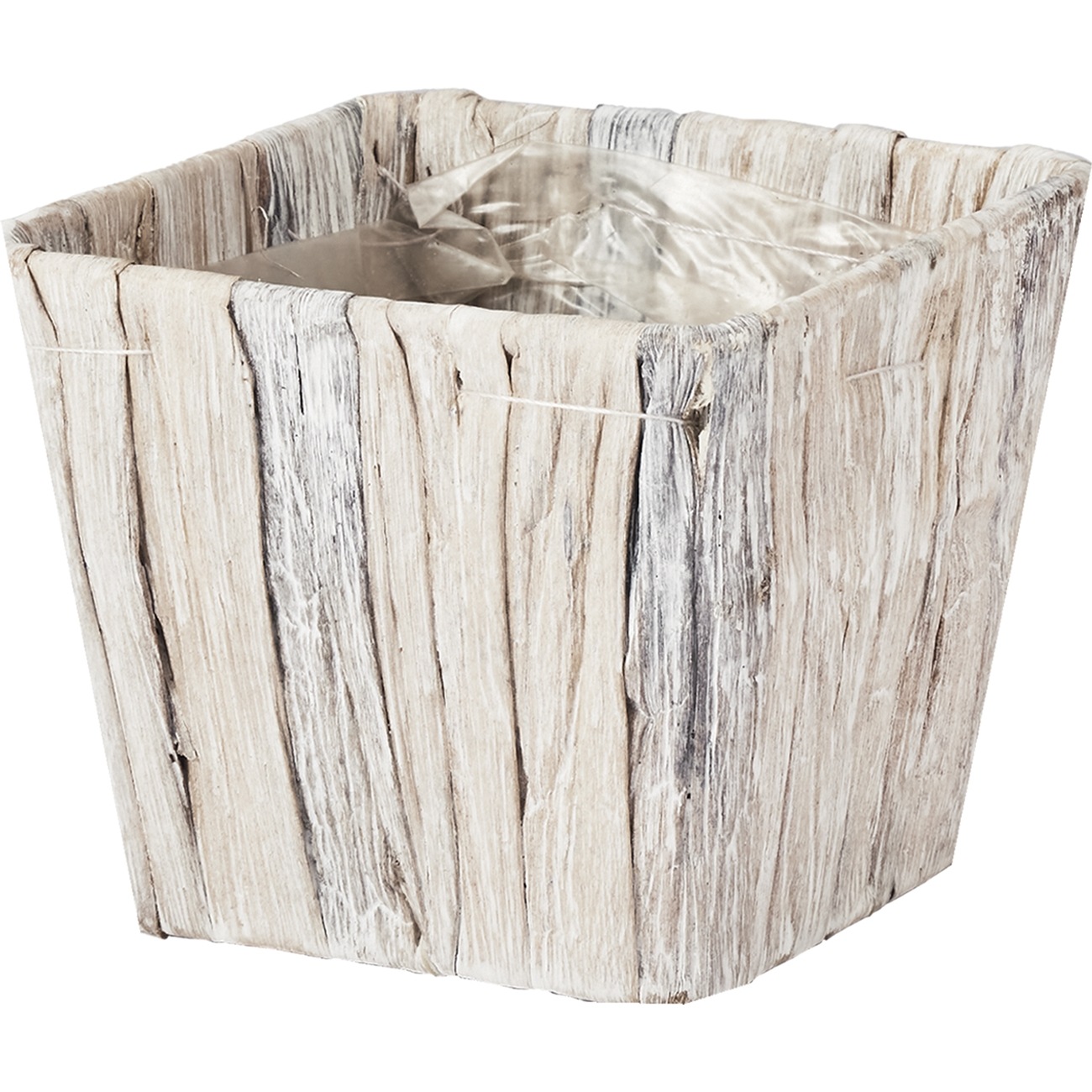 PPペールスクエアS ホワイト10個セット