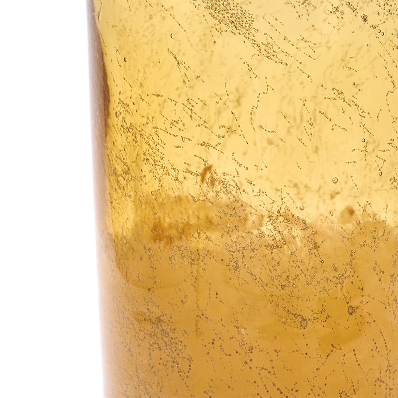 DGガラスピラーポット＆ソーサーH19 サンシャイン | 穴あき鉢・植木鉢