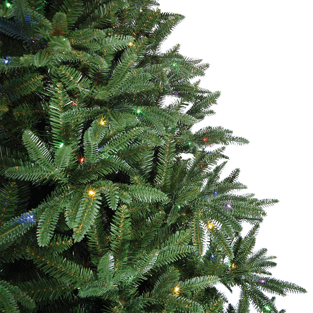 クリスマスツリーLEDライト付き 直径140cm×高さ2.0m HTグリーンツリーウォームホワイト＆マルチカラーLED