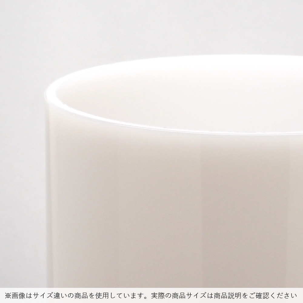 【割れない花瓶!?ポリカ】PVシリンダーホワイトφ12xH20