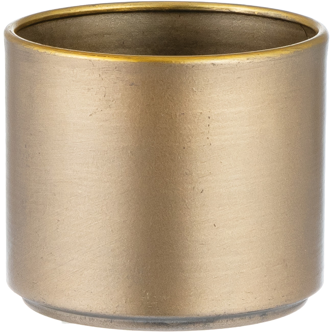 MC円柱ベースアンティークゴールド φ10xH8.5 | 鉄製花器 | 花の資材