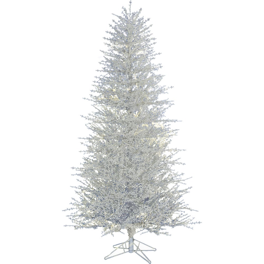 クリスマスツリーLEDライト付き 直径125cm×高さ2.3m HTスノーポイント