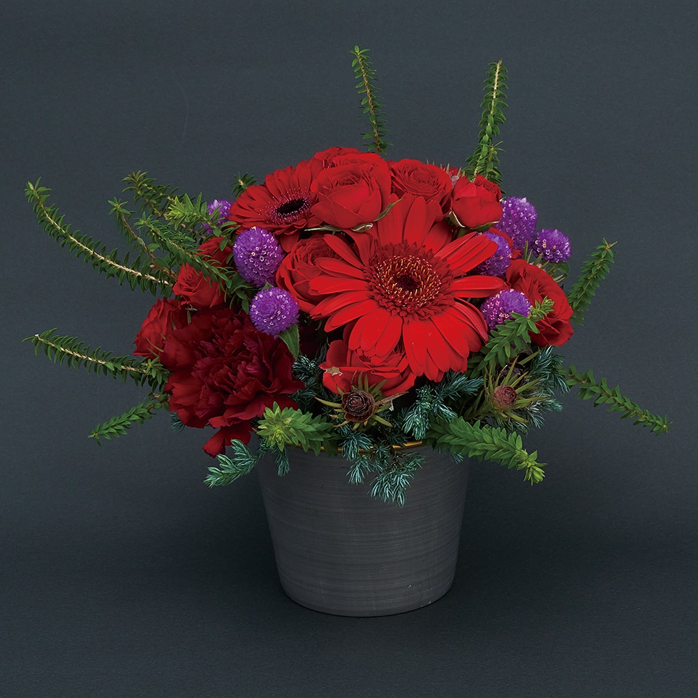 MC円錐ポット グレーゴールドH9.5