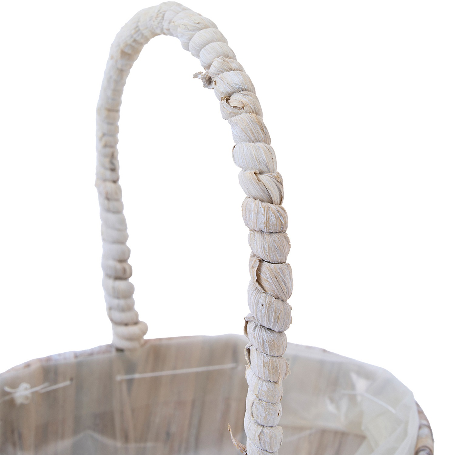 PPペール楕円手付き ホワイト