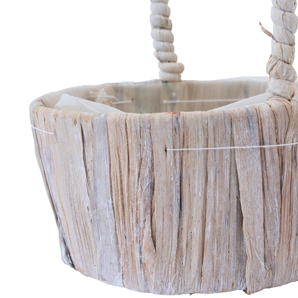 PPペール楕円手付き ホワイト