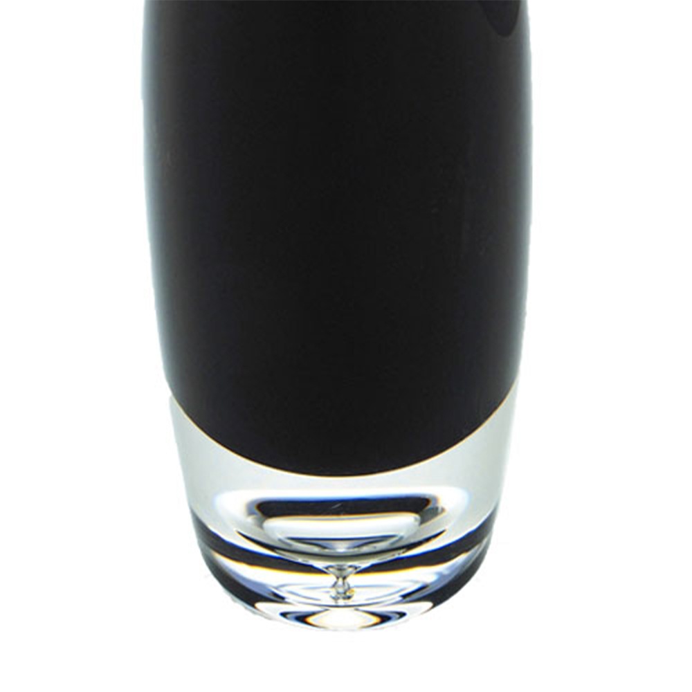 【割れない花瓶!?ポリカ】PV一輪挿しスリムブラックφ6xH18