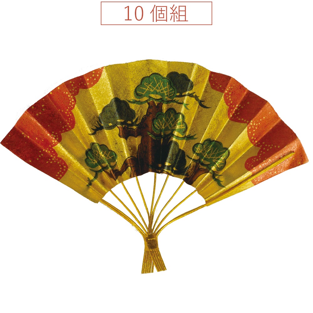 【シーズン予約商品】京扇子 10枚組　お正月小物