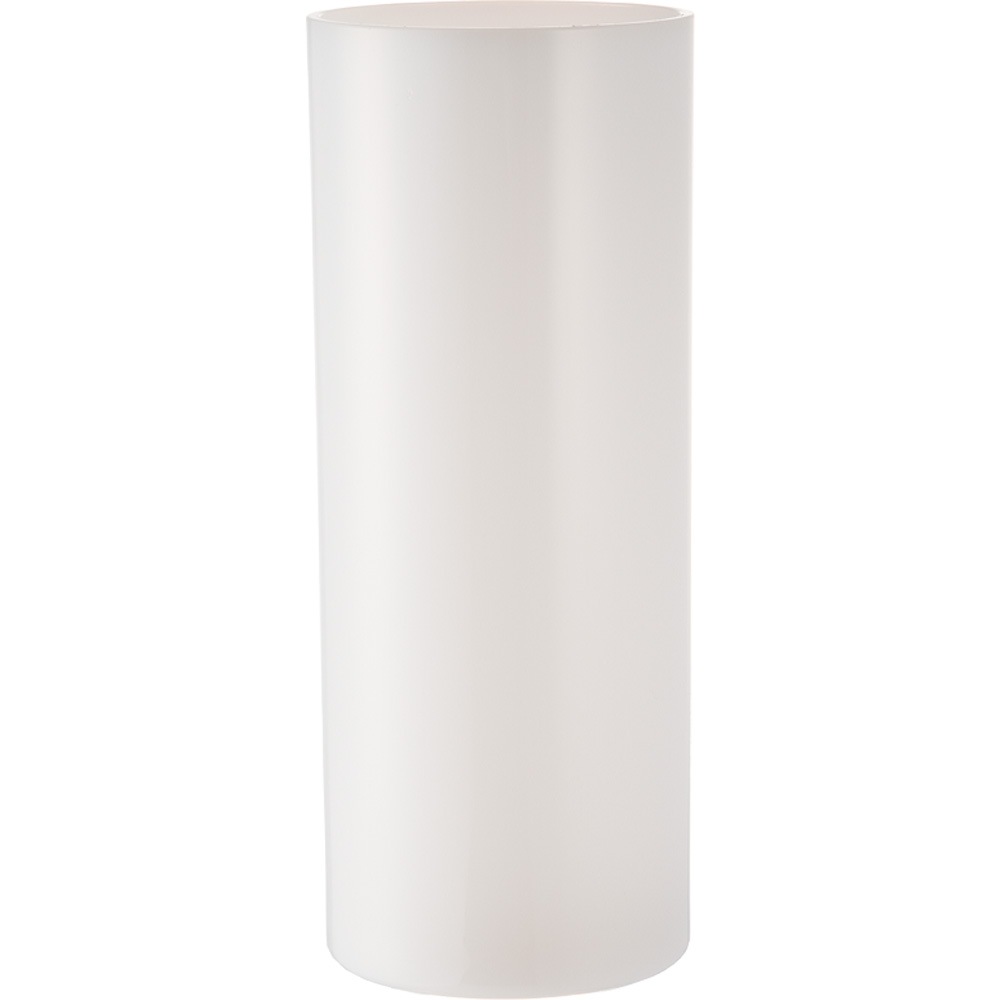 【割れない花瓶!?ポリカ】PVシリンダーホワイトφ12xH30