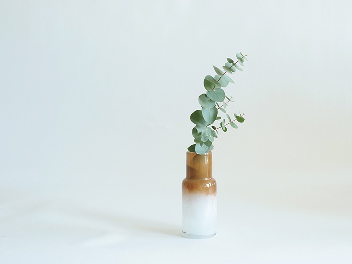 DGボトルベースホワイトブラウン H18