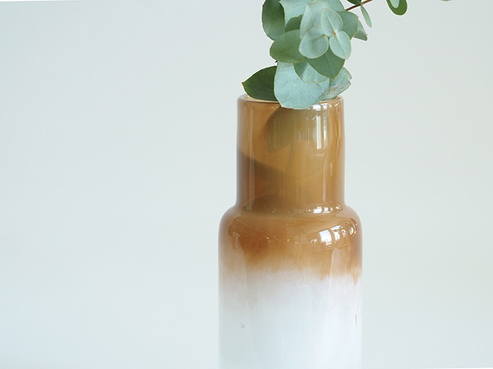 DGボトルベースホワイトブラウン H18