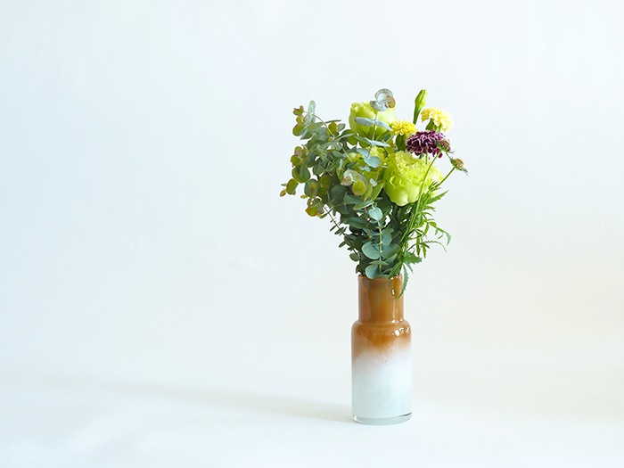 DGボトルベースホワイトブラウン H18