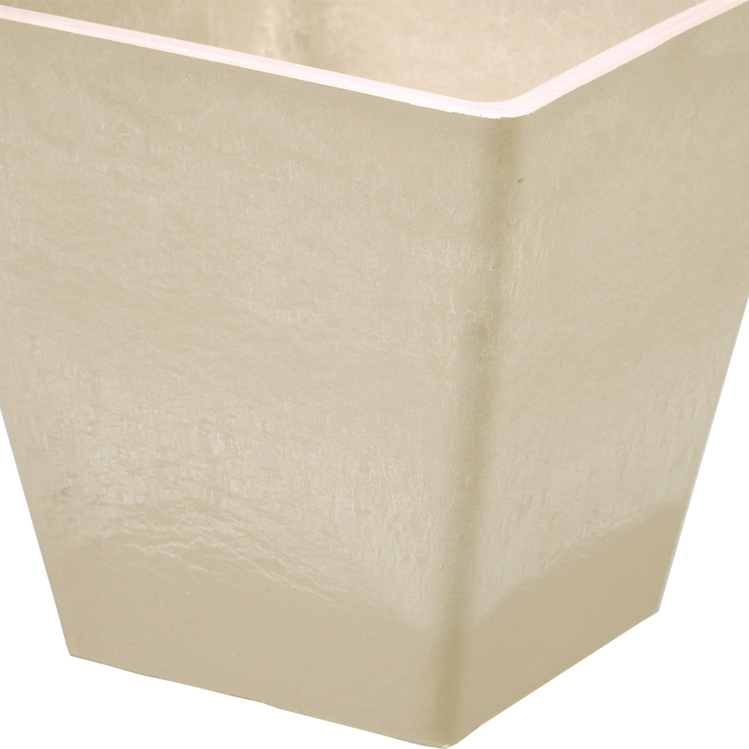 SKスクエアポット 15.5xH15.5パウダーベージュ